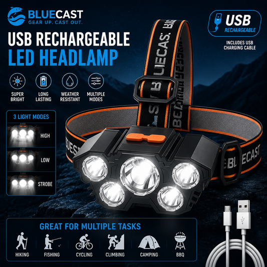 Rechargeable Headlight 5LED